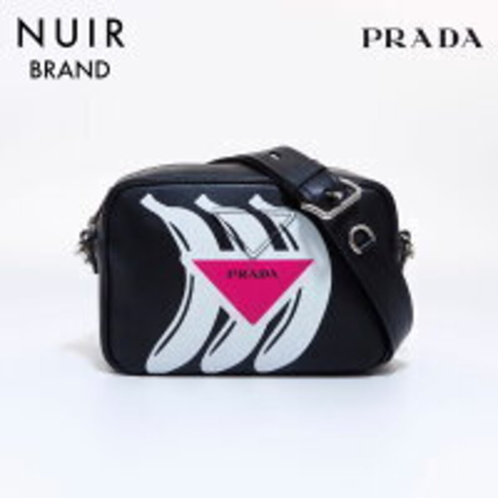 Prada Banana Camera Bag Shoulder Black